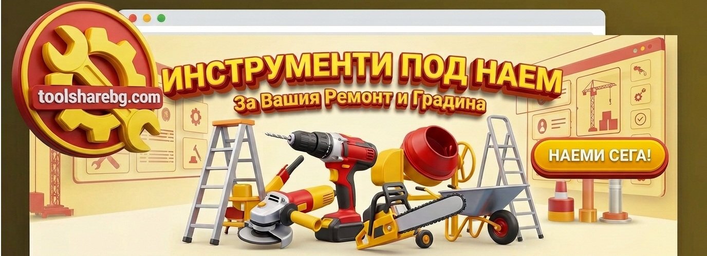 ToolShareBG - Инструменти под наем